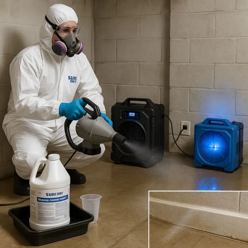 Sanitization and Odor Removal process in Andrews, NC