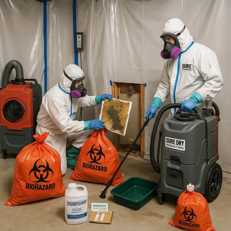 Contaminated Water Handling Protocols process in Andrews, NC