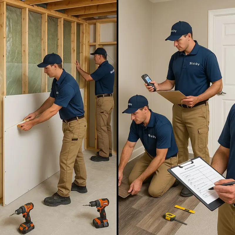 Repairs and Reconstruction process in Andrews, NC
